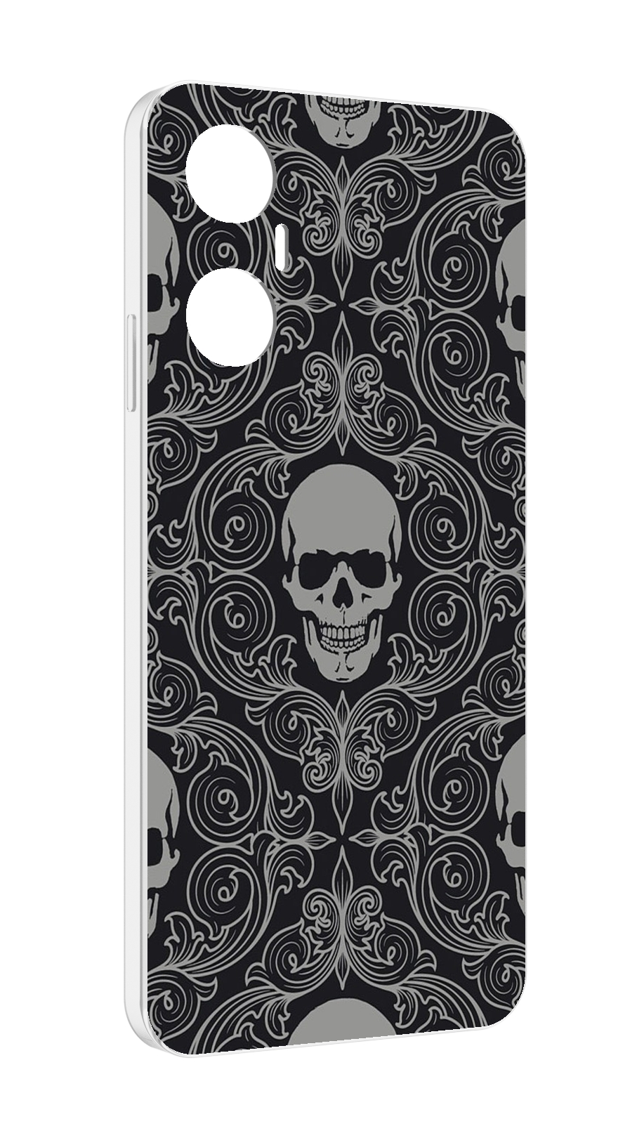 

Чехол MyPads орнамент-черепов для Infinix Hot 20 5G, Прозрачный, Tocco