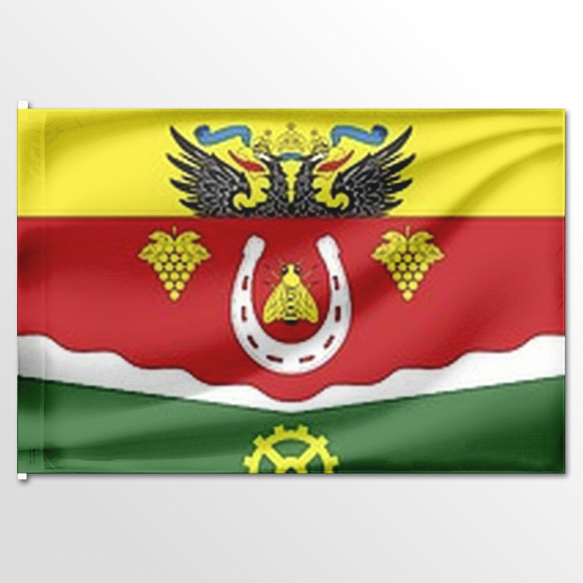 

Флаг ЦТП ФЕНИКС Большелогского сельского поселения 135x90 см, 7526-135x90