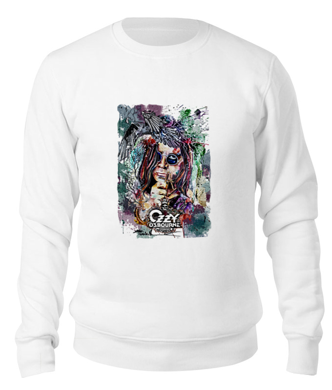 

Свитшот унисекс Printio Ozzy osbourne белый 2XL, Ozzy osbourne