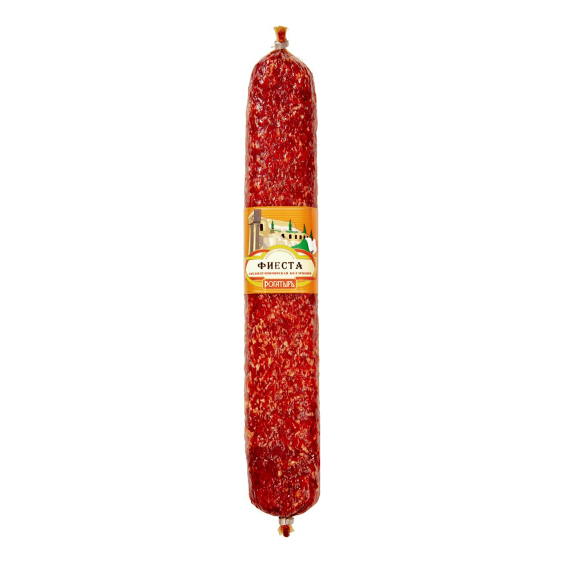 

Колбаса сырокопченая Богатырь Фиеста +-450 г