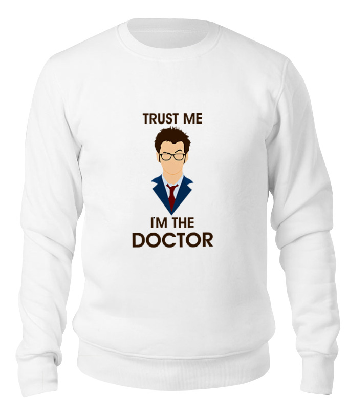 

Свитшот унисекс Printio Doctor who белый 2XL, Doctor who