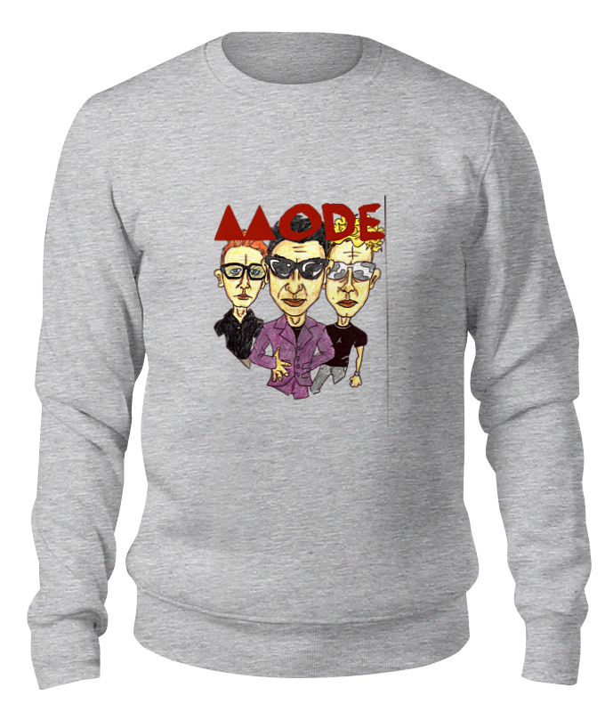 

Свитшот унисекс Printio Depeche mode серый 2XL, Depeche mode