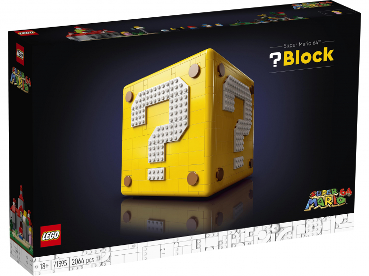 Конструктор LEGO Super Mario Блок Знак вопроса из Super Mario64 71395 конструктор lego super mario блок знак вопроса из super mario64 71395