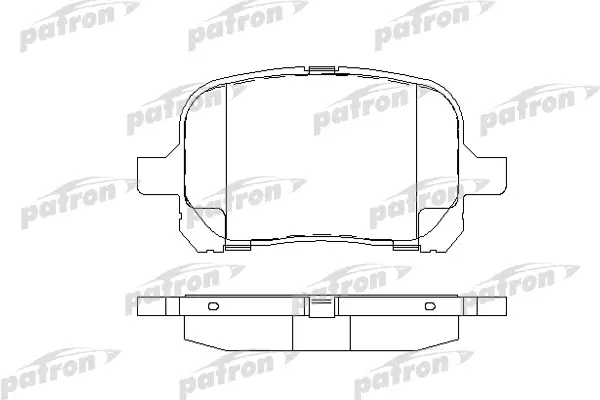 

Тормозные колодки PATRON дисковые PBP1437