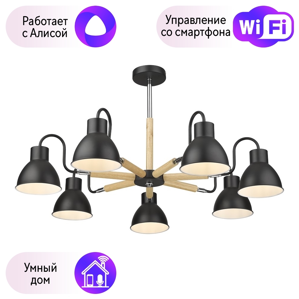 

Люстра на штанге Combo Lustr 230-023-07-A Velante с поддержкой Алиса 390958
