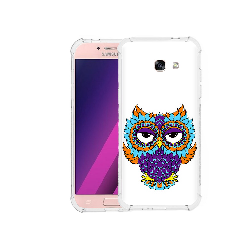 

Чехол MyPads Tocco для Samsung Galaxy A5 Цветная сова (PT51293.578.198), Прозрачный, Tocco