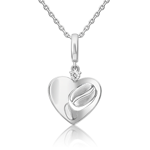 фото Подвеска из белого золота с топазом platina jewelry 03-3323-01-201-1120