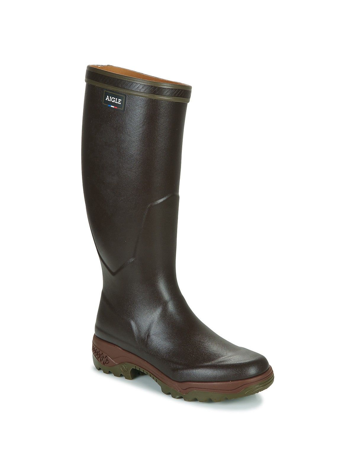 

Резиновые сапоги мужские AIGLE 22345748 коричневые 43 EU, Коричневый, 22345748