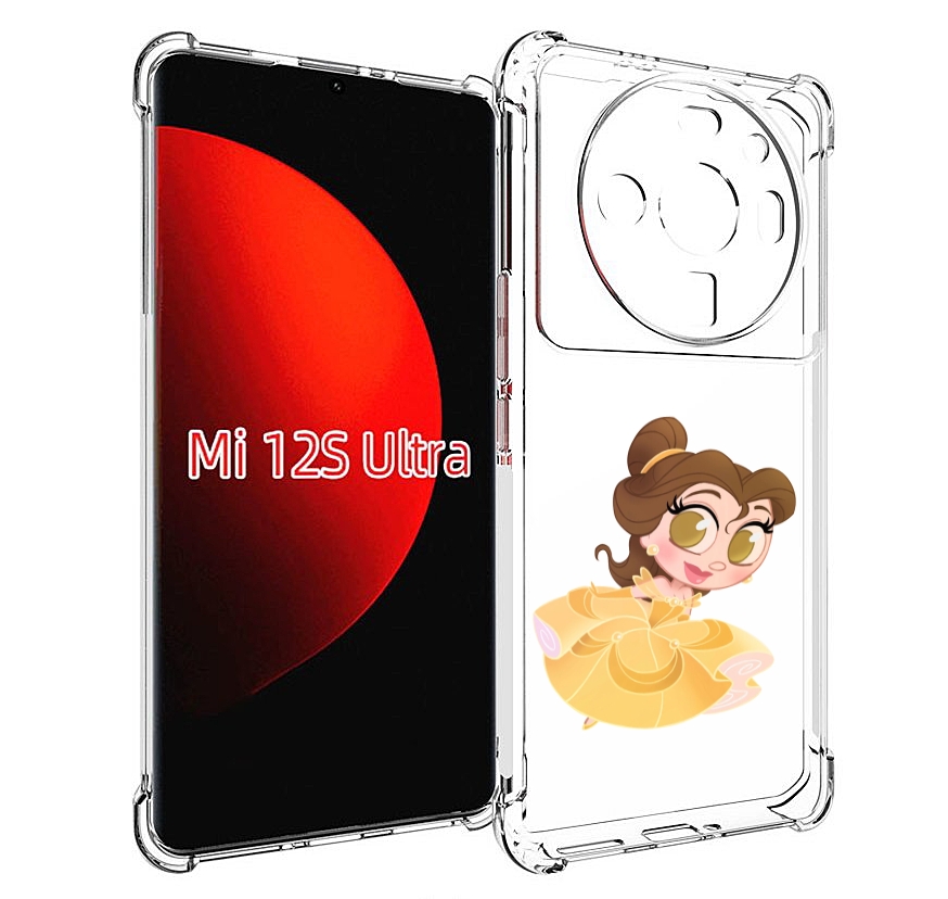 

Чехол MyPads мини-принцесса женский для Xiaomi 12S Ultra, Прозрачный, Tocco