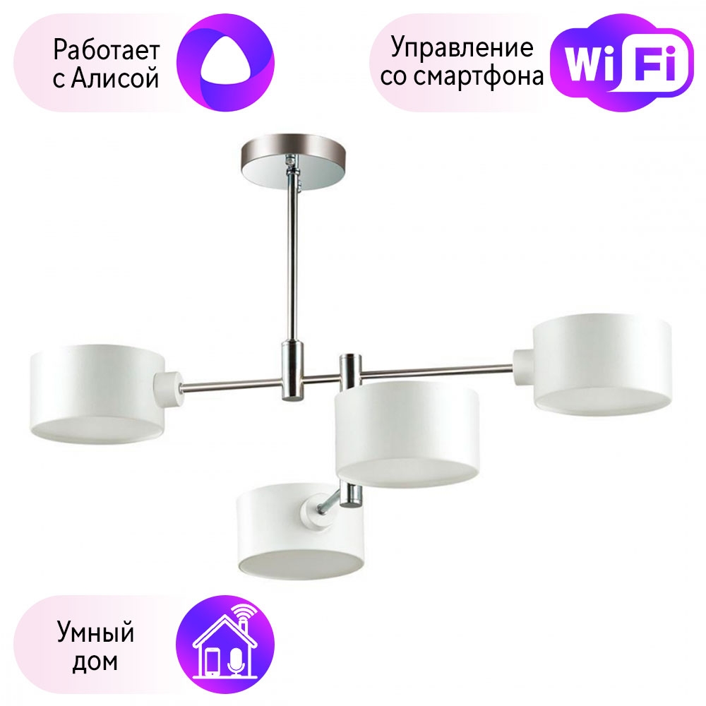 

Потолочная люстра Combo Lustr 3742/4C-A Lumion Ashley с поддержкой Алиса