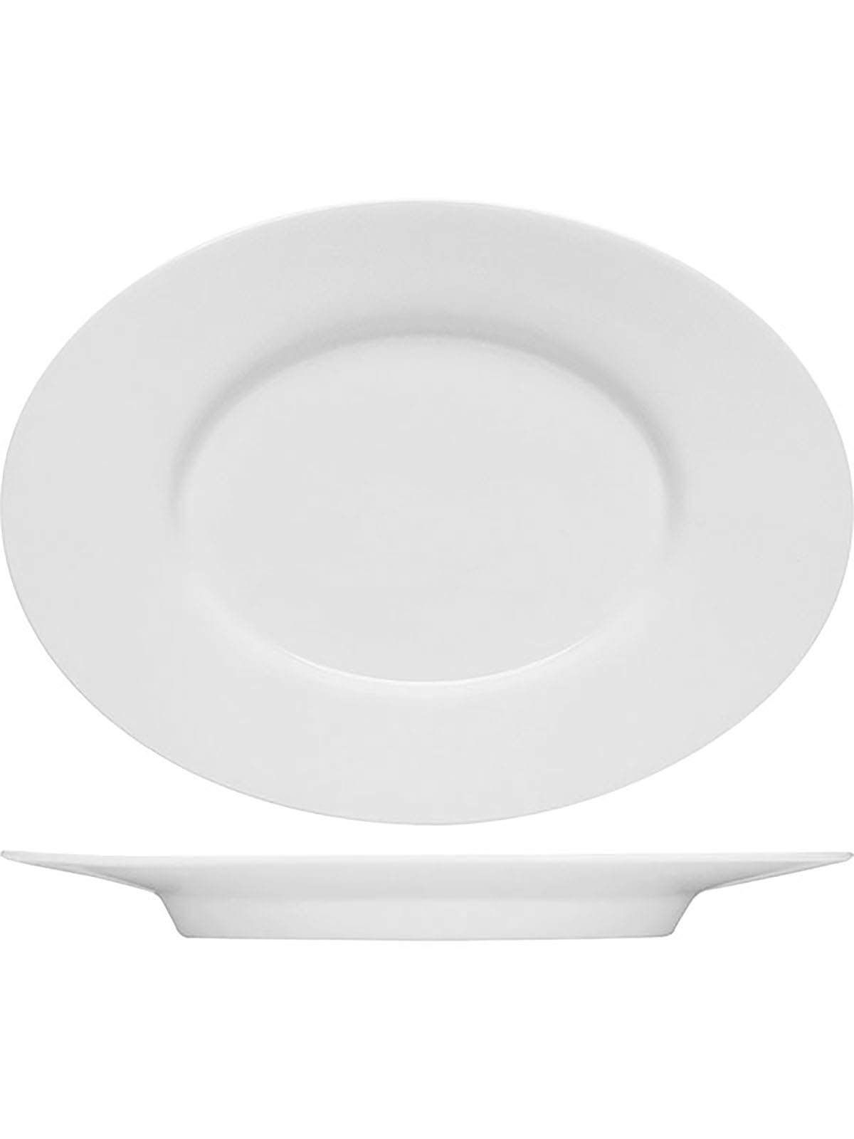 

Блюдо овальное Bauscher Purity фарфоровое 18 см белое