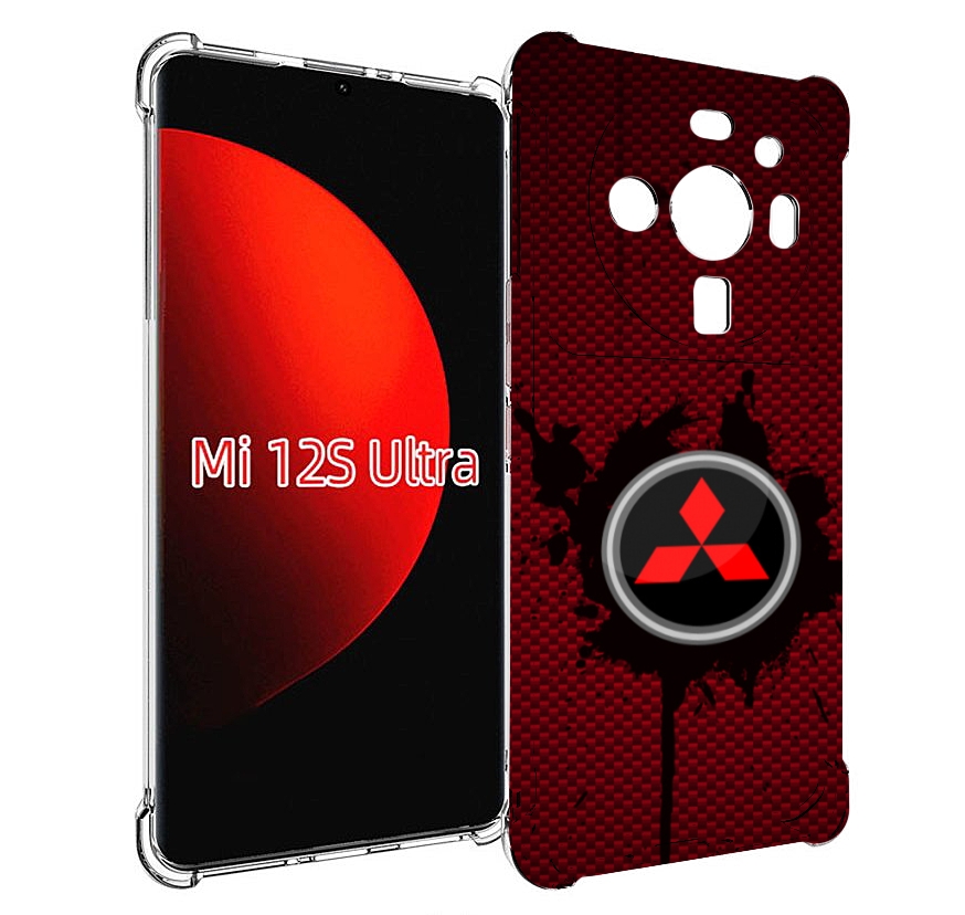 

Чехол MyPads мицубиси mitsubishi 2 для Xiaomi 12S Ultra, Прозрачный, Tocco