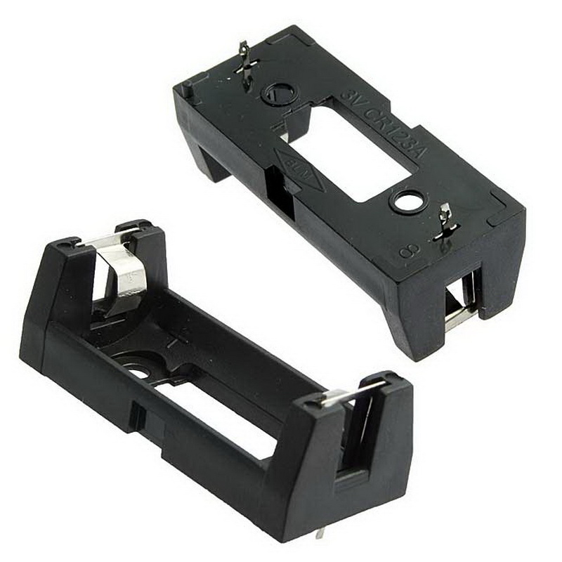 Батарейный отсек CR123A Battery Holder(BHC-CR123A), открытый Pro Legend PL2604 батарейный отсек bs ic колодка для кроны 150 мм открытый pro legend pl2600