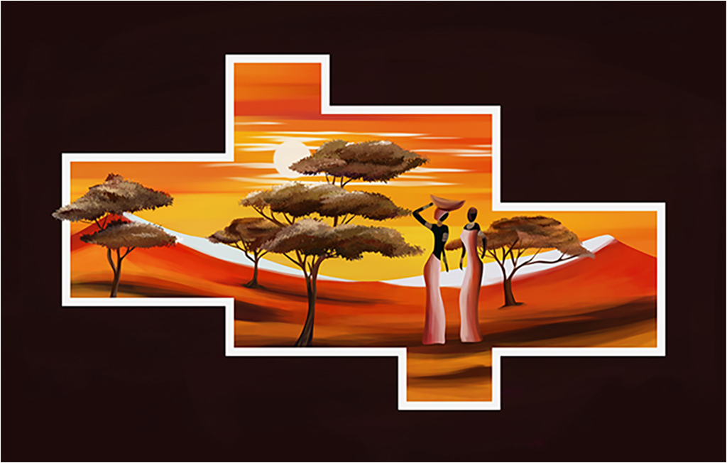 

Картина на холсте с подрамником ХитАрт В Африке 100x63 см, 3193