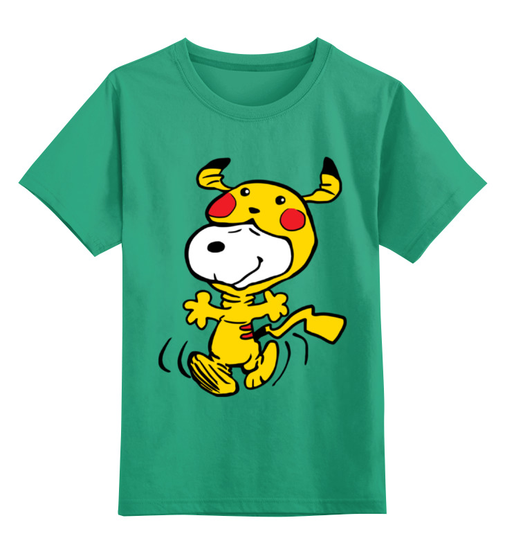 

Футболка детская Printio Пикачу цв. зеленый р. 140, Пикачу