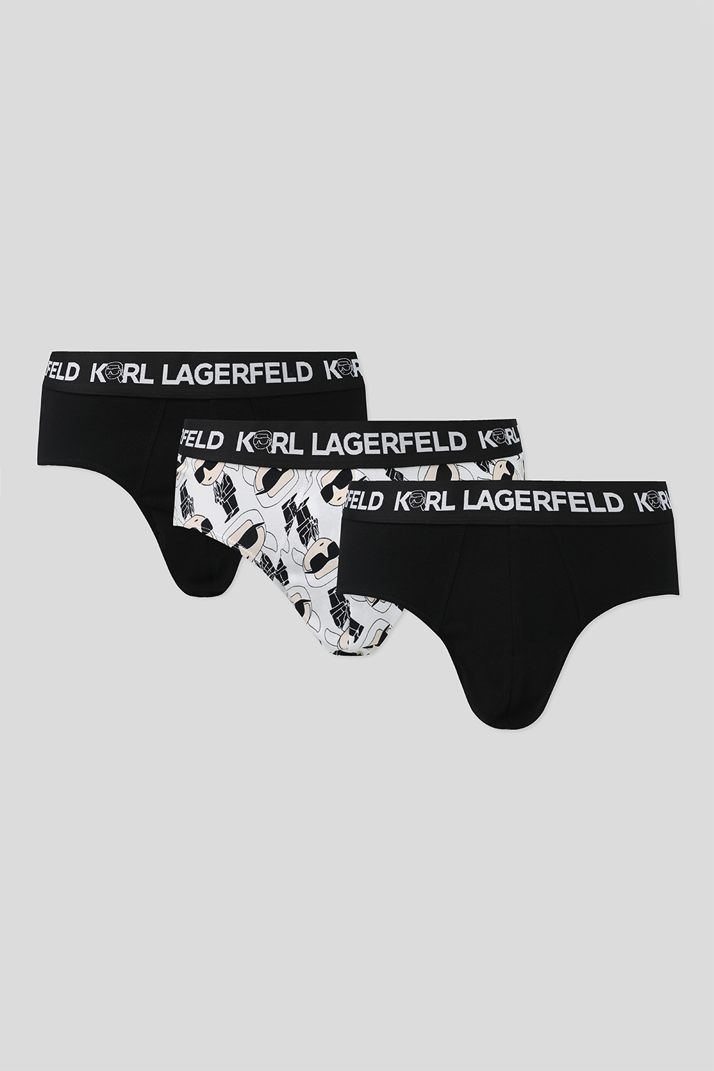 

Комплект трусов мужских Karl Lagerfeld 236M2101 черный/белый L, 236M2101