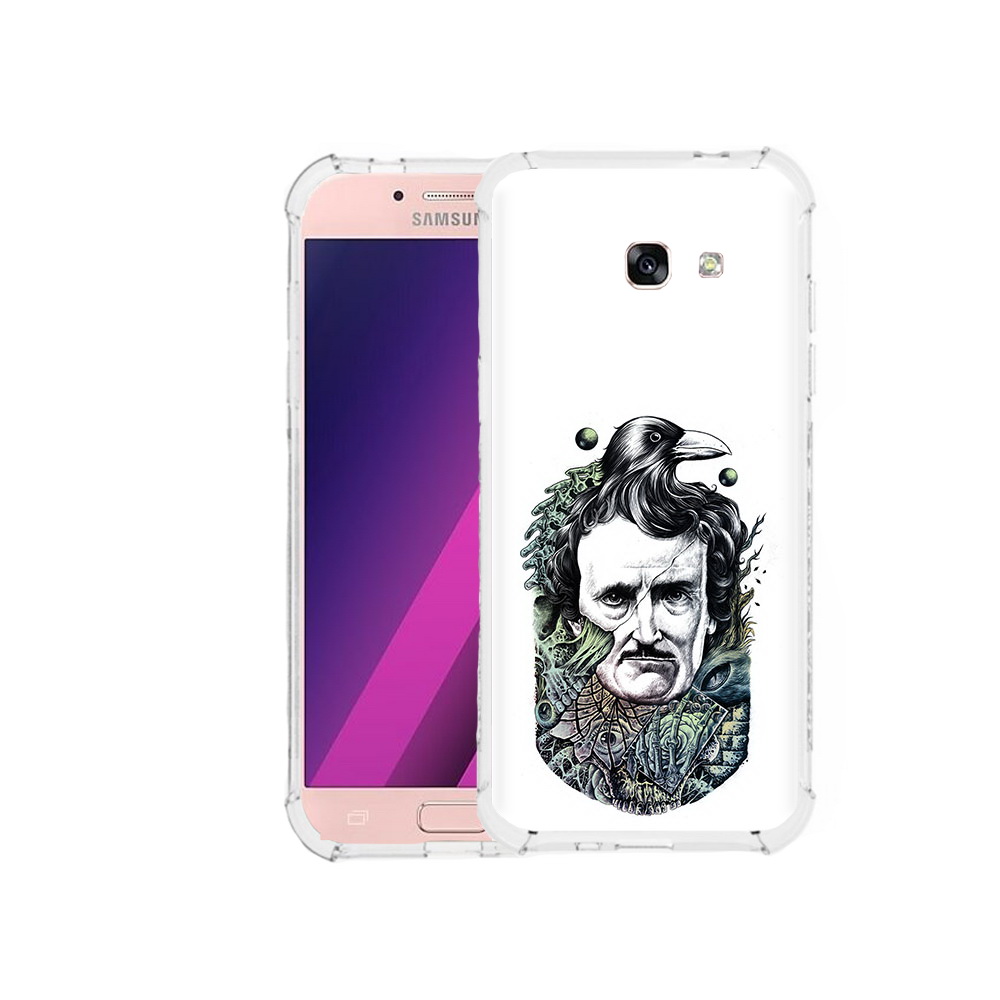 

Чехол MyPads Tocco для Samsung Galaxy A5 Эдгар Аллан с вороном (PT51293.578.203), Прозрачный, Tocco