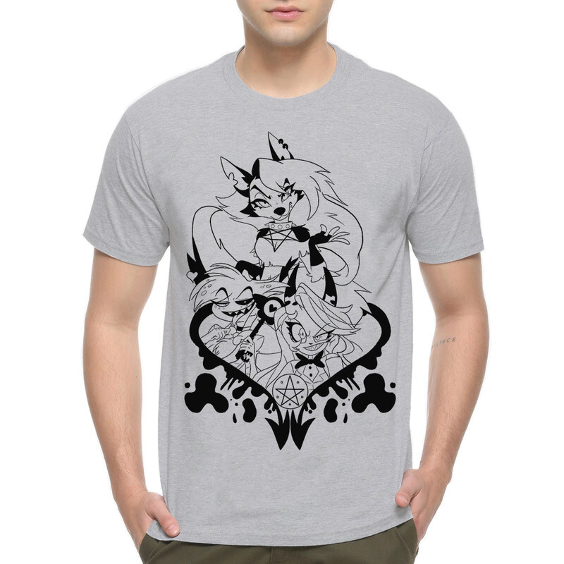 

Футболка мужская DS Apparel Отель Хазбин - Адский босс 9899080-2 серая M, Серый, Отель Хазбин - Адский босс 9899080-2