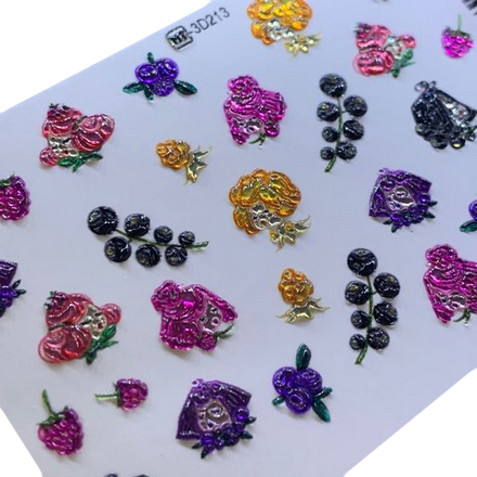 

Набор, Anna Tkacheva, 3D-слайдер Crystal HT №213 «Девушки. Цветы», 3 шт., Разноцветный