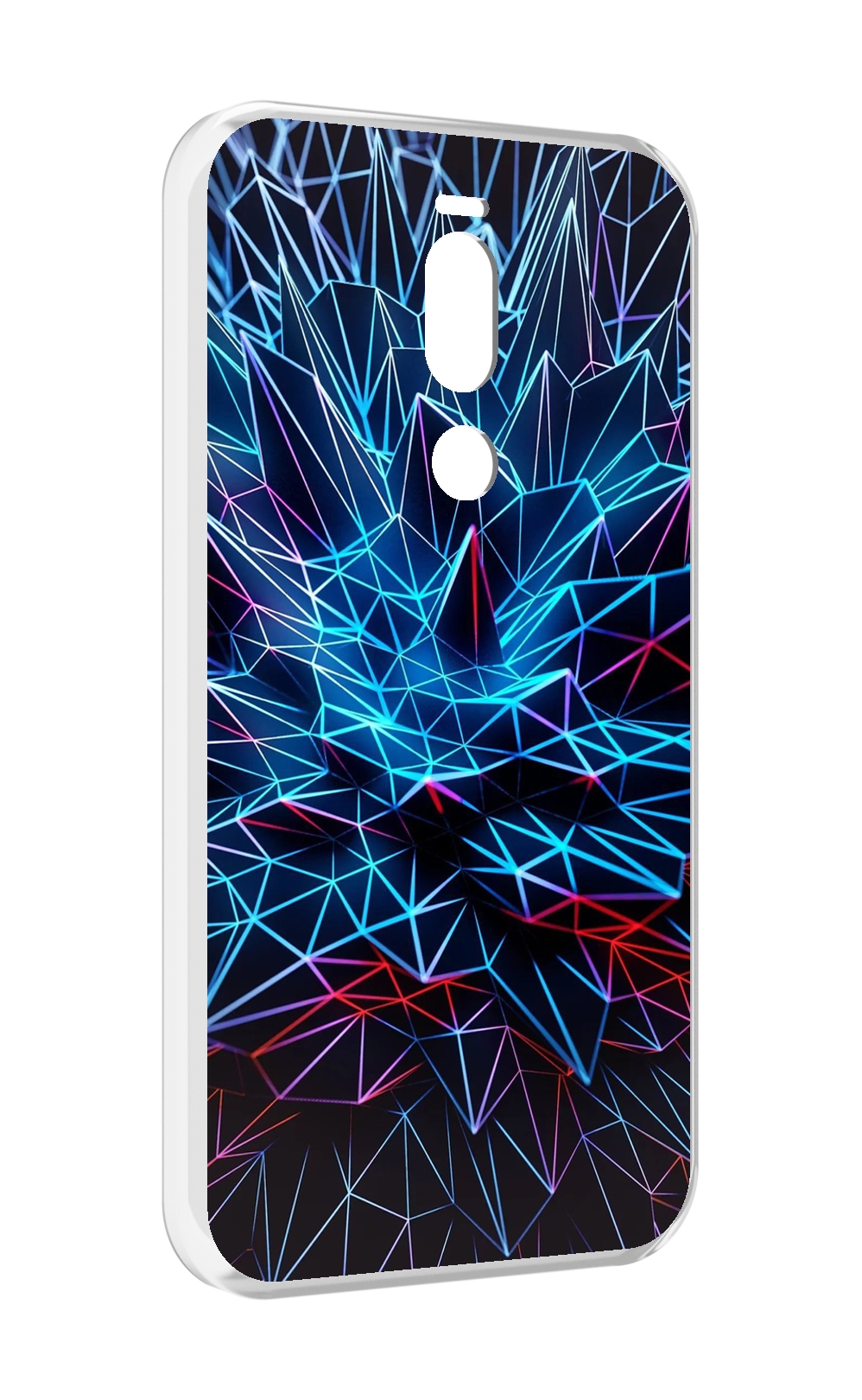 

Чехол Mypads Неоновая-Абстракция Для Meizu X8, Прозрачный, Tocco