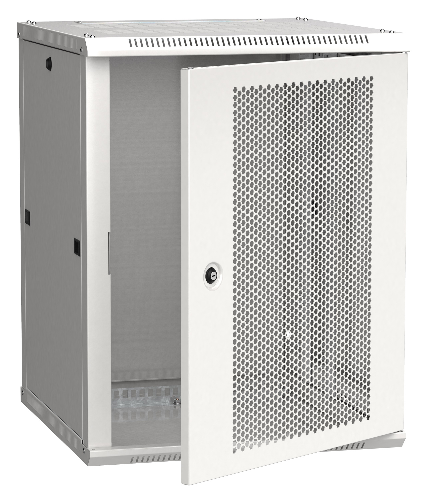 ITK Шкаф коммутационный ITK Linea W (LWR3-12U66-PF) настенный 12U 600x600мм пер.дв.перфор.