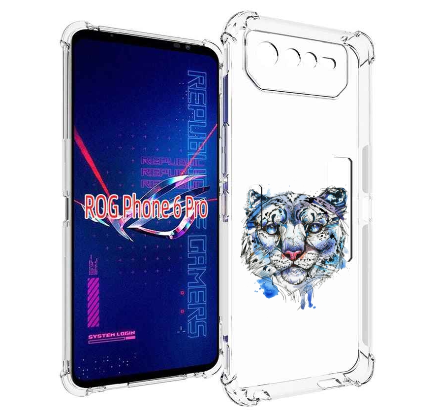 

Чехол MyPads водяной тигр для Asus ROG Phone 6 Pro, Прозрачный, Tocco