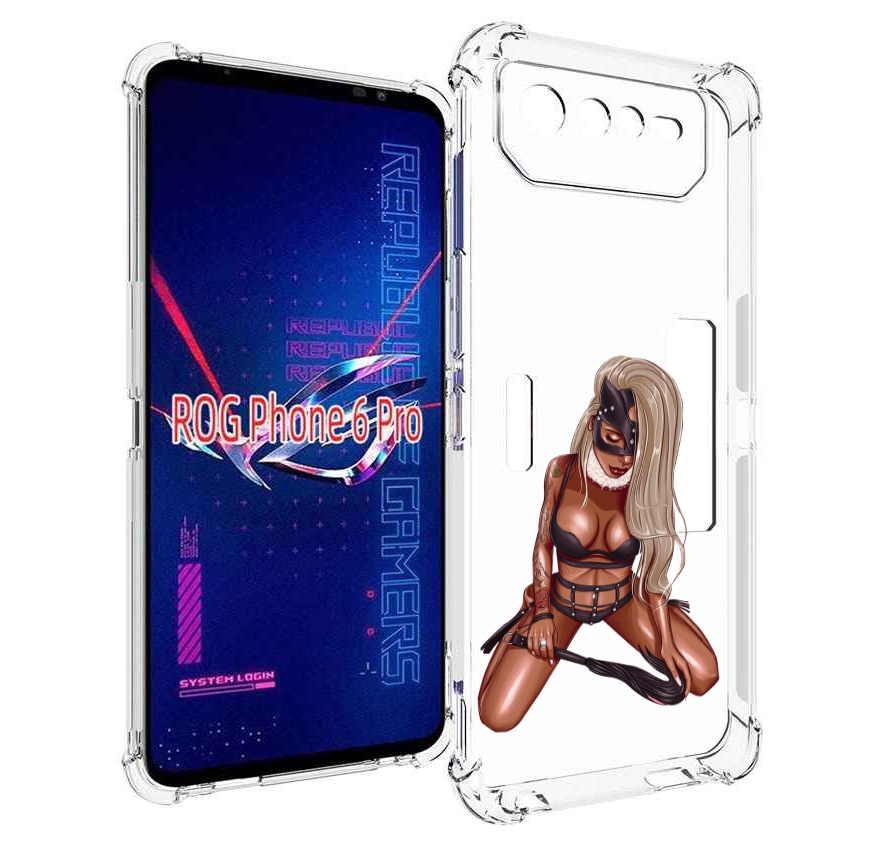 

Чехол MyPads плохая-девушка женский для Asus ROG Phone 6 Pro, Прозрачный, Tocco