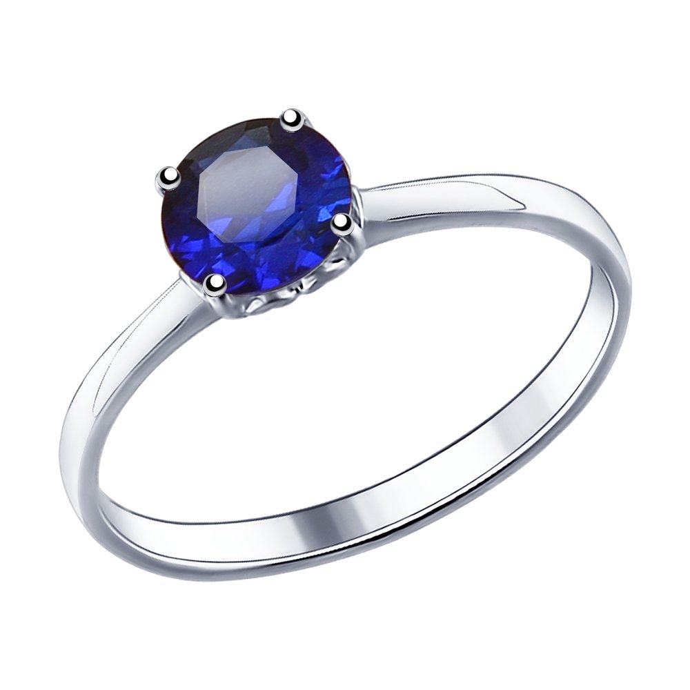 

Кольцо из серебра р. , SOKOLOV 88010056, корунд искусственный, 88010056
