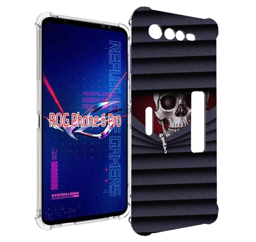 

Чехол MyPads подглядываю для Asus ROG Phone 6 Pro, Прозрачный, Tocco