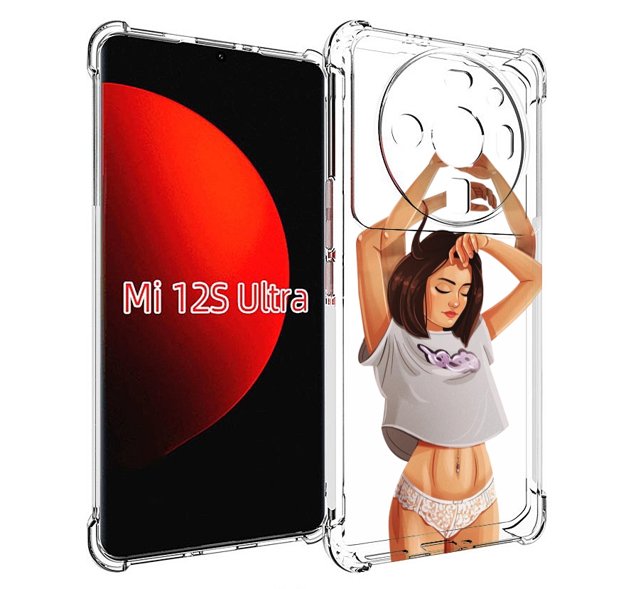 

Чехол MyPads много-рук женский для Xiaomi 12S Ultra, Прозрачный, Tocco