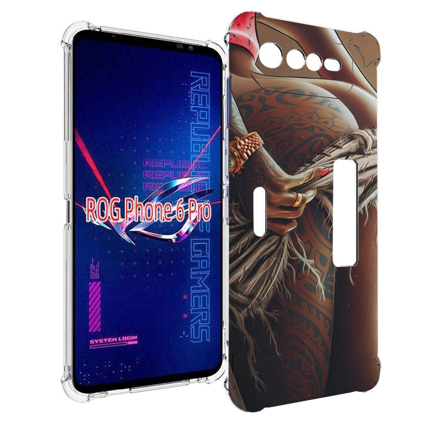 

Чехол MyPads полуголая девушка фотография женский для Asus ROG Phone 6 Pro, Прозрачный, Tocco
