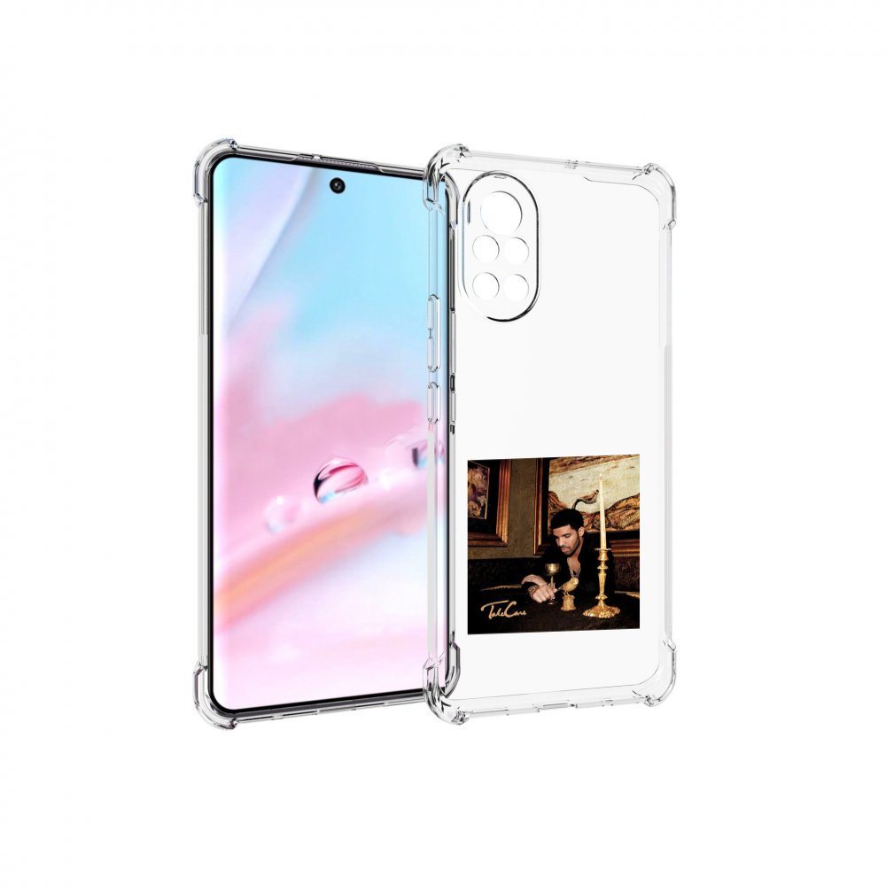 

Чехол MyPads Drake - Take Care для Huawei Nova 8 (ANG-LX1), Прозрачный, Tocco