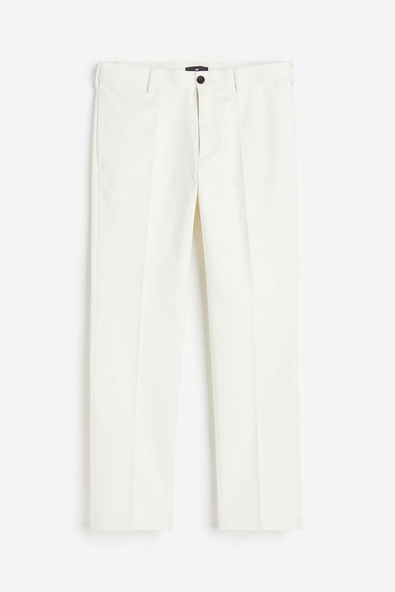 

Брюки мужские H&M 1211876 белые 31, Белый, 1211876