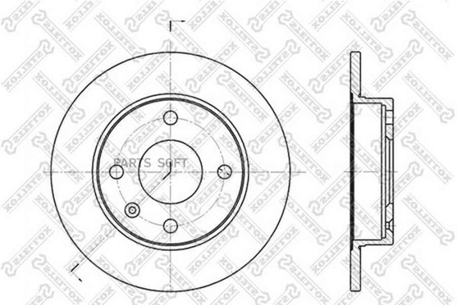 

6020-2526-sx_диск тормозной передний ford fiesta/orion 1.8d 89>