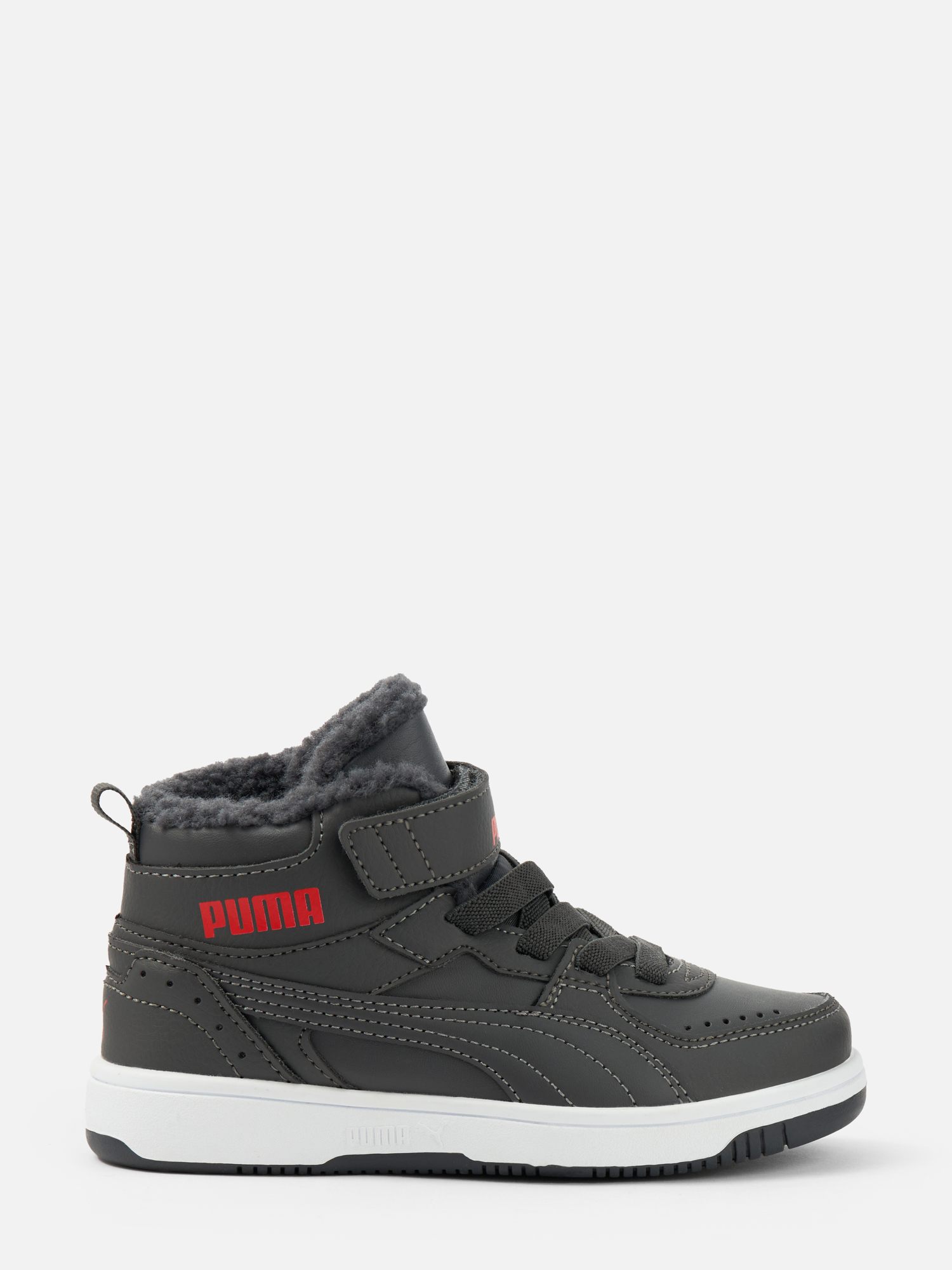 Кроссовки для девочек PUMA Rebound Joy Fur 375479 серые 28 EU 12896₽