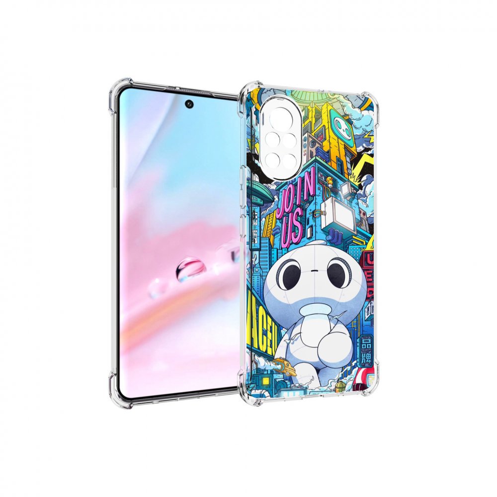 

Чехол MyPads FaceU для Huawei Nova 8 (ANG-LX1), Прозрачный, Tocco