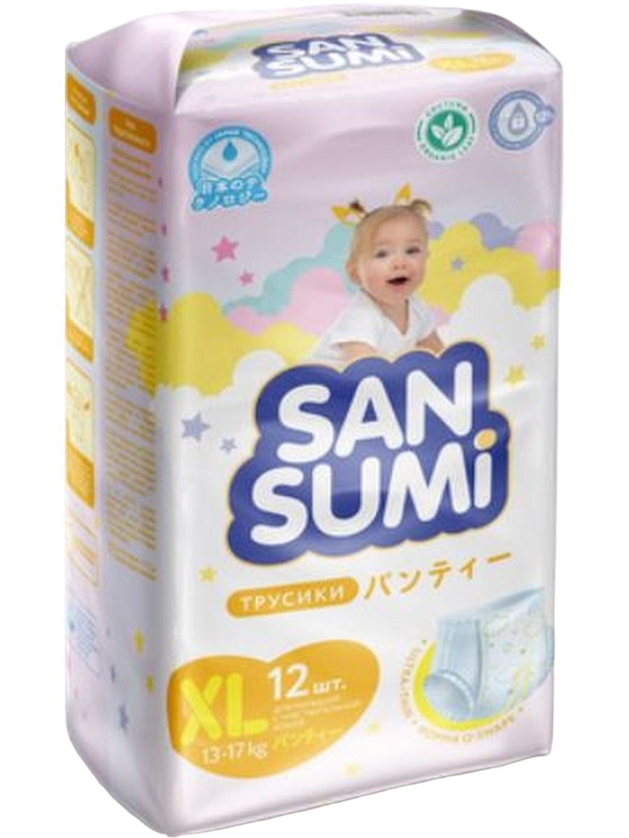 Трусики-подгузники, размер XL (13-17 kg) «Sansumi», 513 г