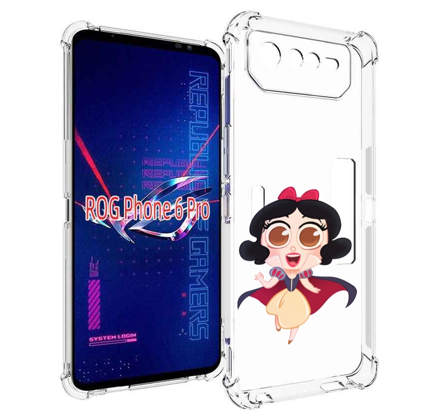 

Чехол MyPads принцеска-нарисованная женский для Asus ROG Phone 6 Pro, Прозрачный, Tocco