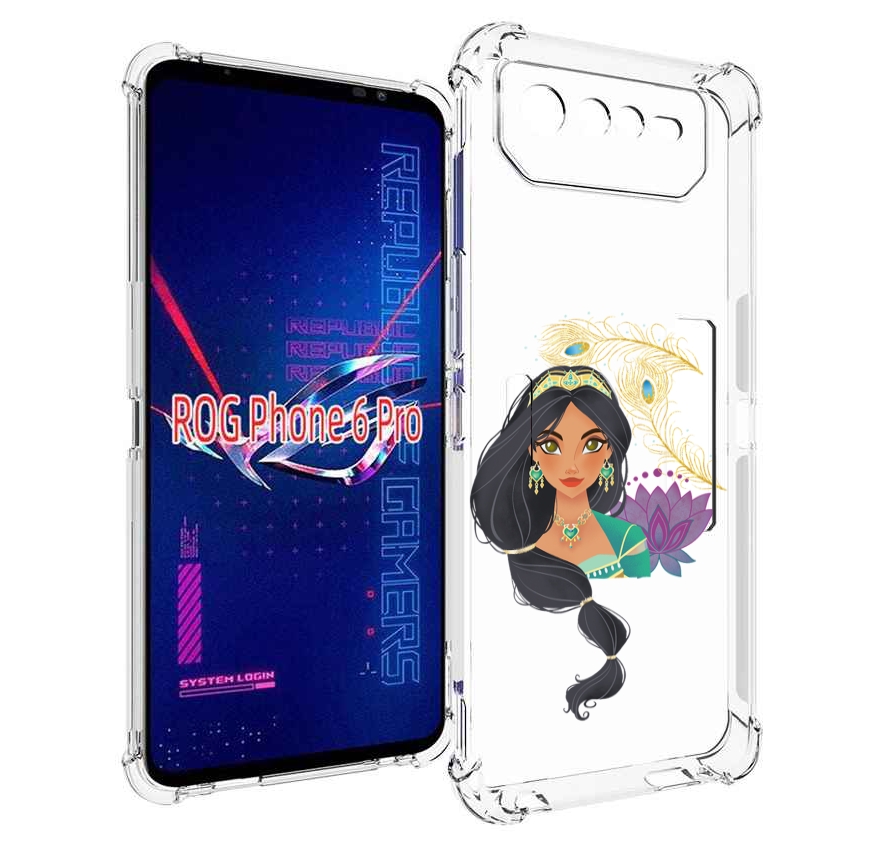 

Чехол MyPads принцесса-из-алладина женский для Asus ROG Phone 6 Pro, Прозрачный, Tocco