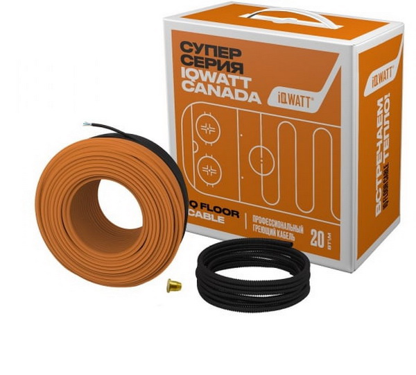 фото Теплый пол iqwatt iq floor cable-100 039464 elitech