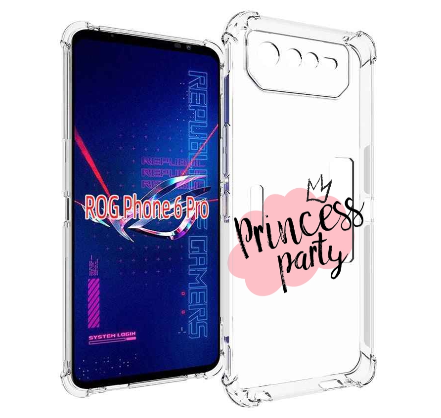 

Чехол MyPads принцессная-вечеринка для Asus ROG Phone 6 Pro, Прозрачный, Tocco