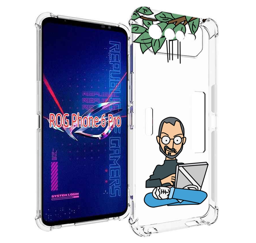 

Чехол MyPads программист для Asus ROG Phone 6 Pro, Прозрачный, Tocco