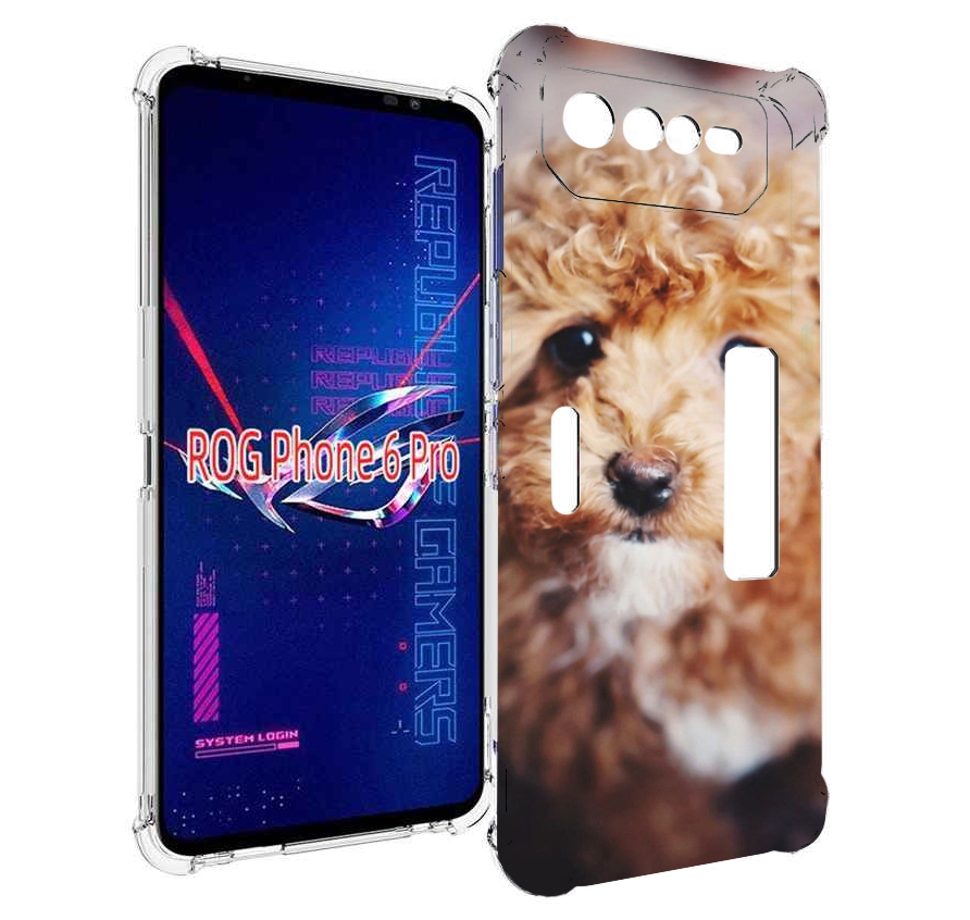 

Чехол MyPads пудель для Asus ROG Phone 6 Pro, Прозрачный, Tocco