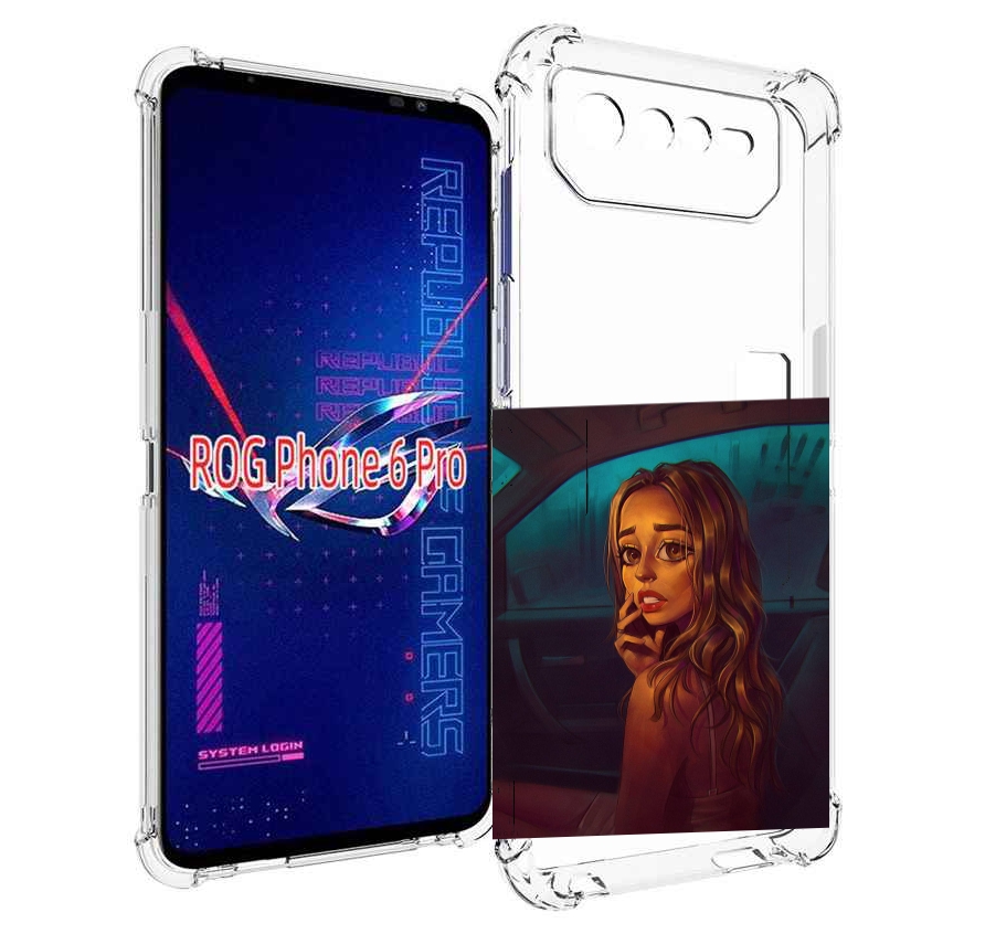 

Чехол MyPads пуп-невесты женский для Asus ROG Phone 6 Pro, Прозрачный, Tocco