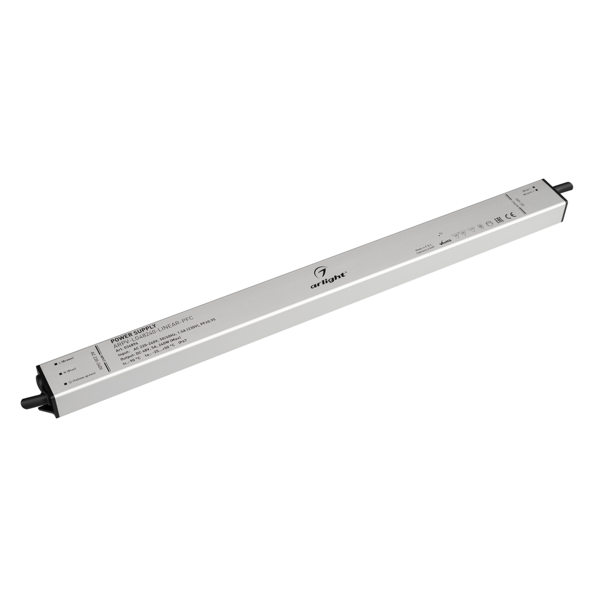 фото Блок питания для светодиодной ленты arlight arpv-lg48240-linear-pfc 034896