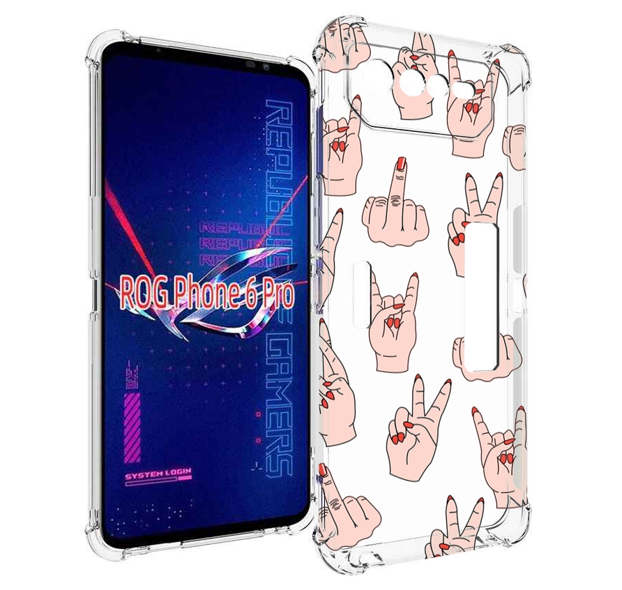 

Чехол MyPads разные-ручки для Asus ROG Phone 6 Pro, Прозрачный, Tocco
