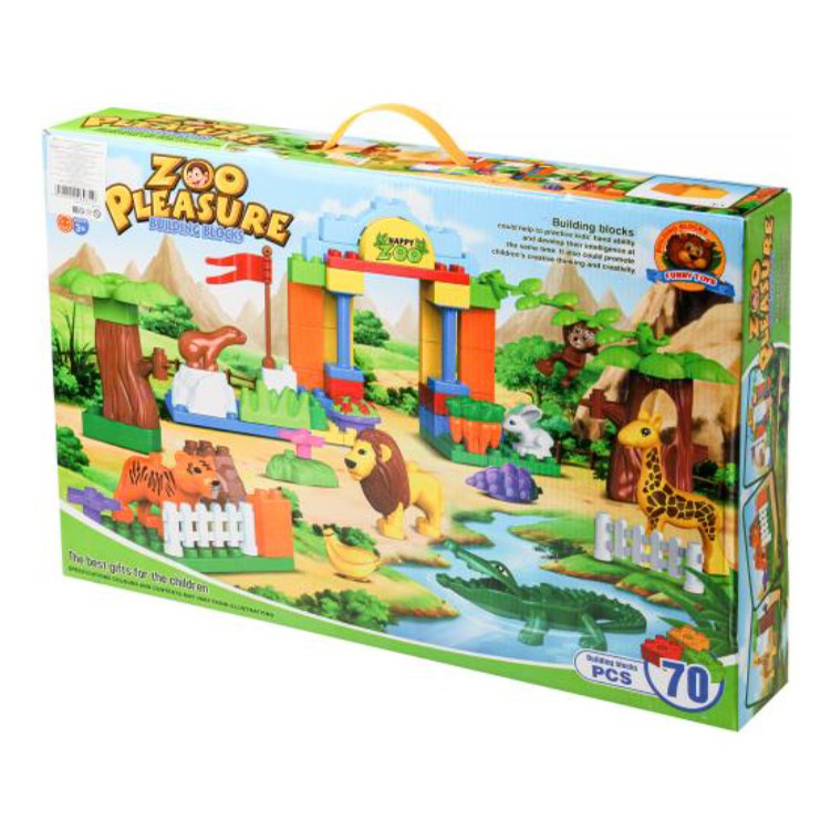 фото Конструктор funny toys zoo pleasure 70 деталей