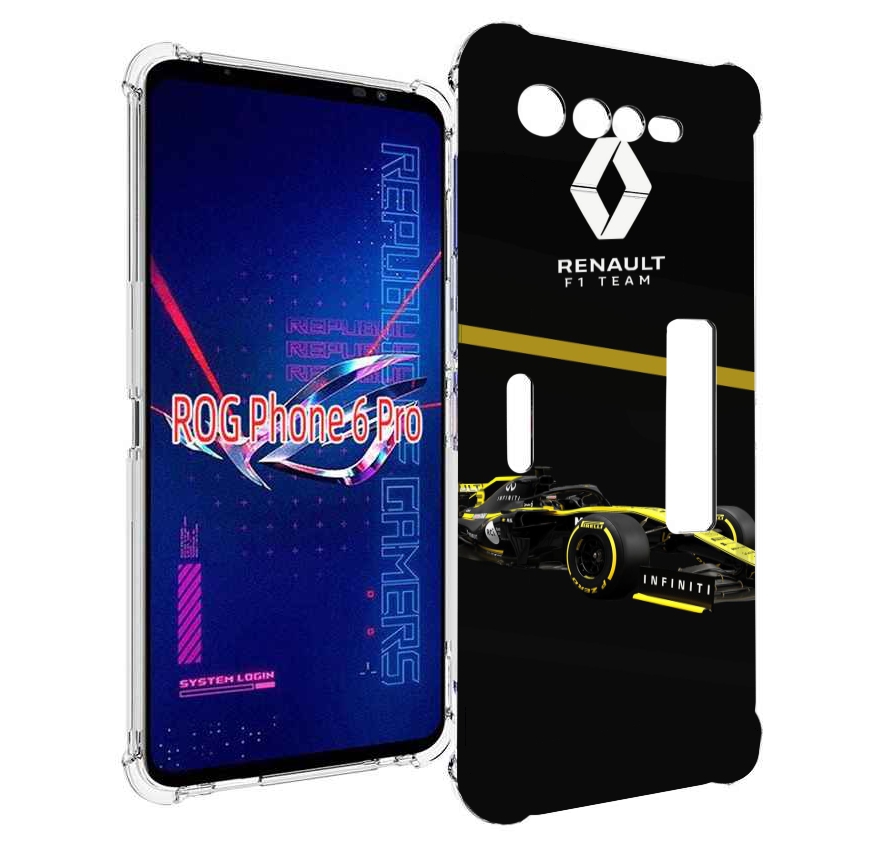 

Чехол MyPads renault 2 для Asus ROG Phone 6 Pro, Прозрачный, Tocco
