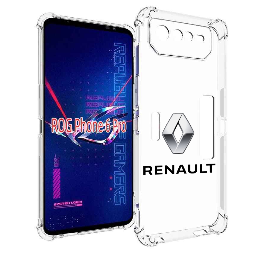 

Чехол MyPads рено-4 мужской для Asus ROG Phone 6 Pro, Прозрачный, Tocco