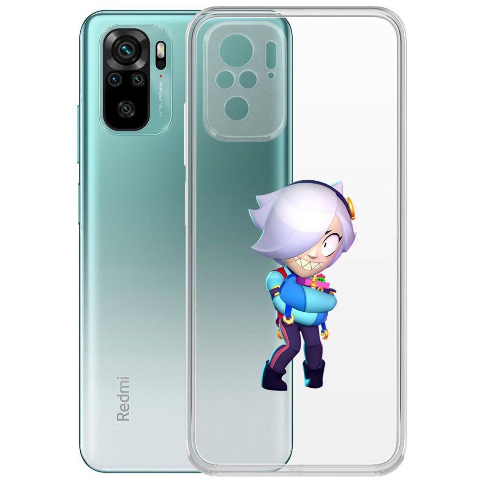 Чехол-накладка Brawl Stars-Колетт для Xiaomi Redmi Note 10/ Note 10S